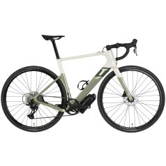 3T Bicicleta Eléctrica Gravel Carbono - RACEMAX BOOST X35 - 2025 - White/Green