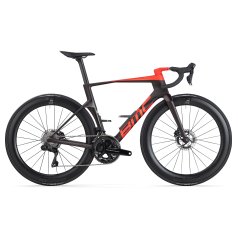 BMC Bicicletta da Corsa Carbonio - TEAMMACHINE R 01 TWO - 2024 - maroon carbon / neon red