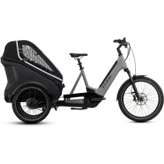 CUBE Bici da Trasporto Elettrica - TRIKE HYBRID Family 1500 - 2025 - swampgrey / reflex