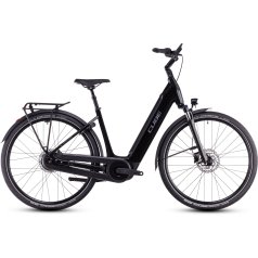 CUBE Bici Elettrica Easy Entry - SUPREME HYBRID Comfort Pro 500 - 2025 - 28" - grey / lunar