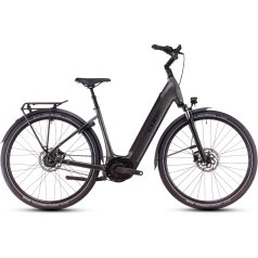 CUBE Bici Elettrica Easy Entry - SUPREME HYBRID Deluxe ONE 625 - 2025 - 26" - slateblack / black