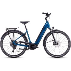 CUBE Bici Elettrica Easy Entry - SUPREME HYBRID Pro 625 - 2025 - 28" - electricblue / black