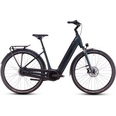 CUBE Bici Elettrica Easy Entry - SUPREME RT HYBRID Comfort EX 500 - 2025 - 28" - viridian / black
