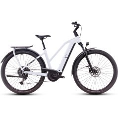 CUBE Bici Elettrica Trekking Donna - KATHMANDU HYBRID ONE 800 - 2025 - polarwhite / black