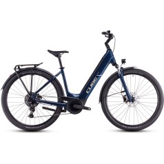CUBE Bici Elettrica Trekking Easy Entry - TOURING HYBRID ONE 500 - 2025 - deepsea / chrome