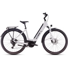 CUBE Bici Elettrica Trekking Easy Entry - TOURING HYBRID ONE 500 - 2025 - cotton / grey