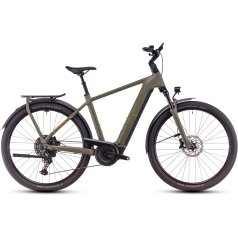 CUBE Bici Elettrica Trekking - KATHMANDU HYBRID Pro 800 - 2025 - dustyolive / gold