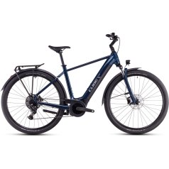 CUBE Bici Elettrica Trekking - TOURING HYBRID ONE 500 - 2025 - deepsea / chrome