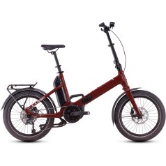 CUBE Bici Pieghevole Elettrica 20" - FOLD HYBRID 500 - 2025 - merlotred / reflex