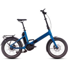 CUBE Bici Pieghevole Elettrica 20" - FOLD HYBRID Comfort 500 - 2025 - electricblue / reflex