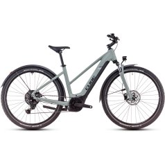 CUBE Bicicletta Elettrica Donna - NURIDE HYBRID Performance 625 Allroad - 2025 - swampgrey / black