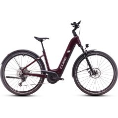 CUBE Bicicletta Elettrica Easy Entry - NURIDE HYBRID SLX 800 Allroad - 2025 - amarone / lunar