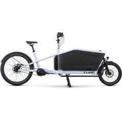 CUBE Cargo Bike Elettrica - CARGO DUAL HYBRID 1000 - 2025 - flashwhite / black