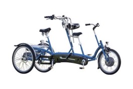 E-Tandem 3 ruote Kivo Plus elettrico adulto/bambino- Vanraam
