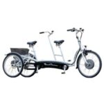 E-Tandem 3 Ruote Twinny Plus pedalata assistita Vanraam