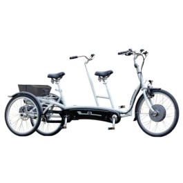E-Tandem 3 Ruote Twinny Plus pedalata assistita Vanraam