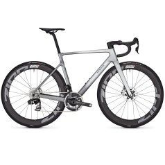 FOCUS Bici da Corsa Carbonio - IZALCO MAX 9.0 - 2025 - Silver Glossy / Dark Silver Glossy