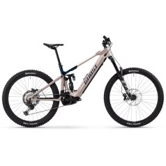 Ghost MTB Elettrica Carbonio Mullet - E-RIOT CF PRO - 2025 - coffee ice rose / ink blue - glossy
