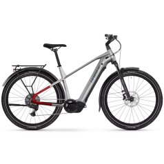 Haibike Bici Elettrica da Trekking 27.5" - TREKKING 7 HIGH - 2025 - soft grey/red/blue - glossy