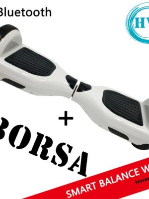 Hoverboard HV6.5 CON FARI LED + BLUETOOTH (BIANCO)