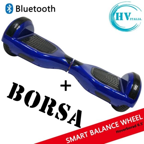 Hoverboard HV6.5 CON FARI LED + BLUETOOTH (BLU)