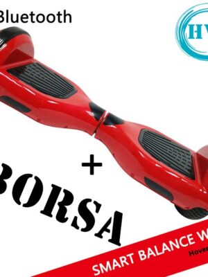 Hoverboard HV6.5 CON FARI LED + BLUETOOTH (ROSSO)