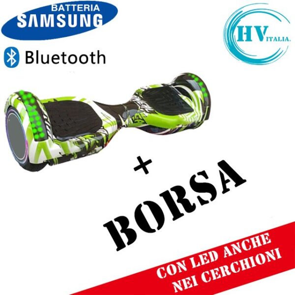 Hoverboard HV6.5 con Luci FULL LED + BLUETOOTH (BEN 10)