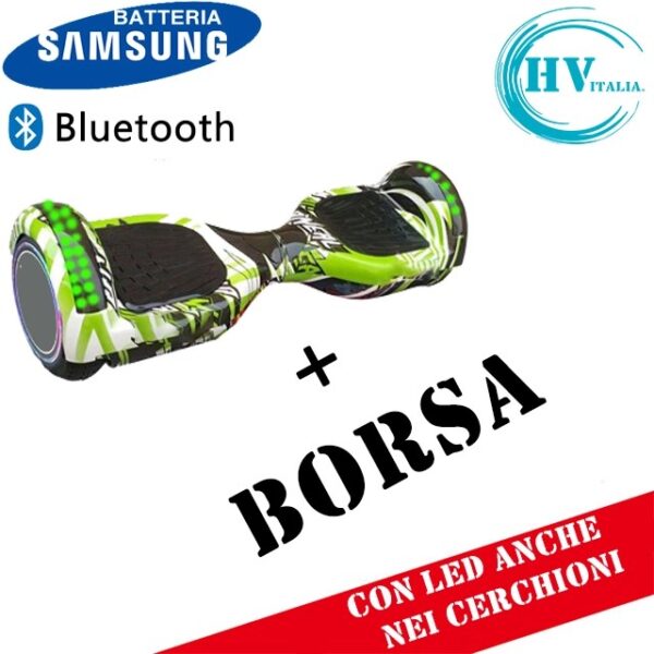 Hoverboard HV6.5 con Luci FULL LED + BLUETOOTH (BEN 10)