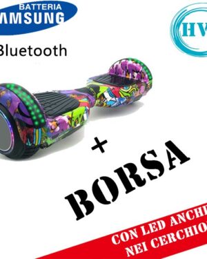 Hoverboard HV6.5 con Luci FULL LED + BLUETOOTH (DANCE)