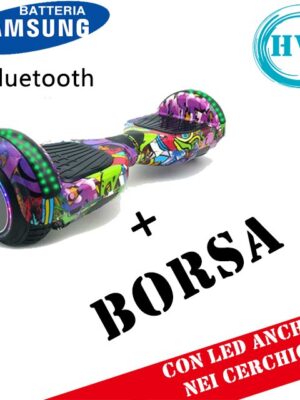 Hoverboard HV6.5 con Luci FULL LED + BLUETOOTH (DANCE)
