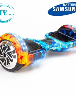 Hoverboard HV6.5 con Luci FULL LED + BLUETOOTH (FULL FLAME)