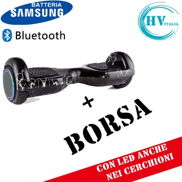 Hoverboard HV6.5 con Luci FULL LED + BLUETOOTH (LIGHTNING)