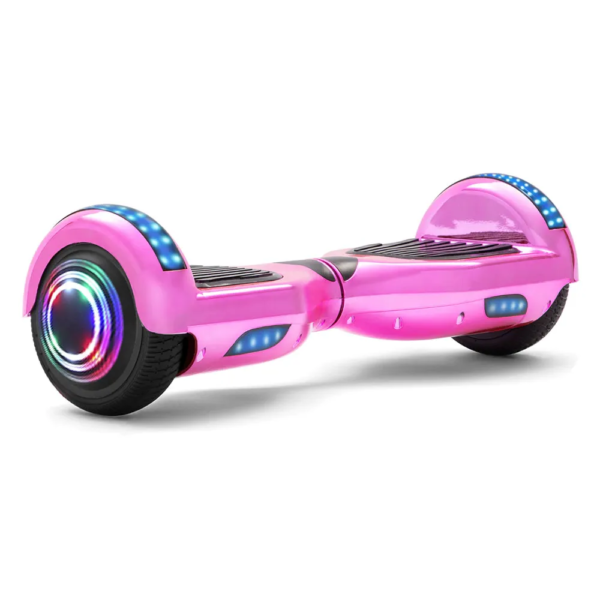 Hoverboard HV6.5 con Luci FULL LED + BLUETOOTH (ROSA CROMATO)