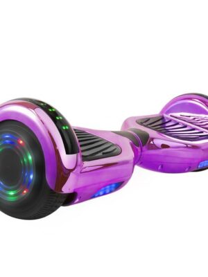 Hoverboard HV6.5 con Luci FULL LED + BLUETOOTH (VIOLA CROMATO)
