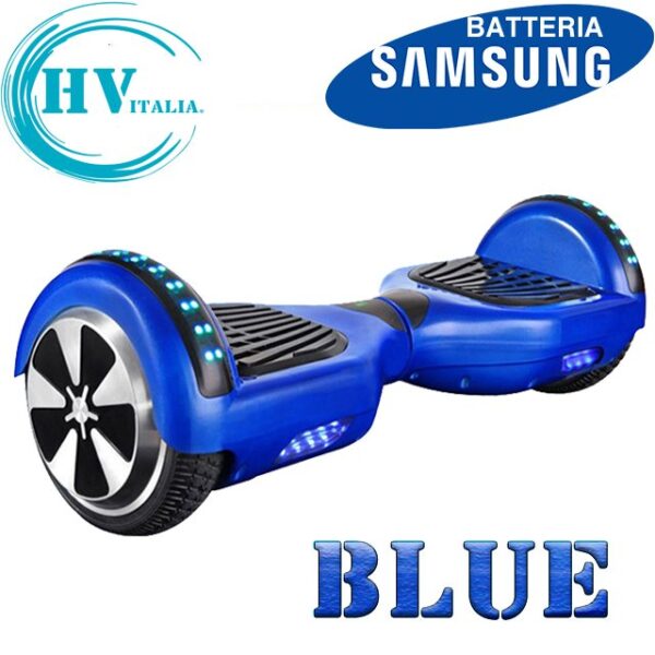 Hoverboard HV6.5 con Luci LED + BLUETOOTH (BLUE)