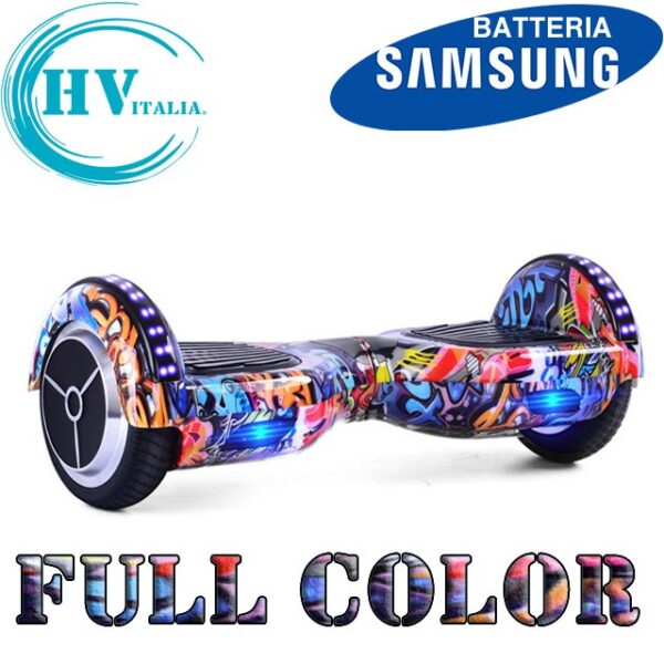 Hoverboard HV6.5 con Luci LED + BLUETOOTH (FULL COLOR)