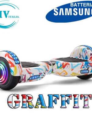 Hoverboard HV6.5 con Luci LED + BLUETOOTH (GRAFFITI)
