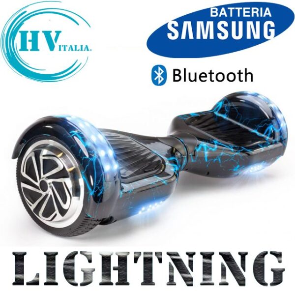 Hoverboard HV6.5 con Luci LED + BLUETOOTH (LIGHTNING)