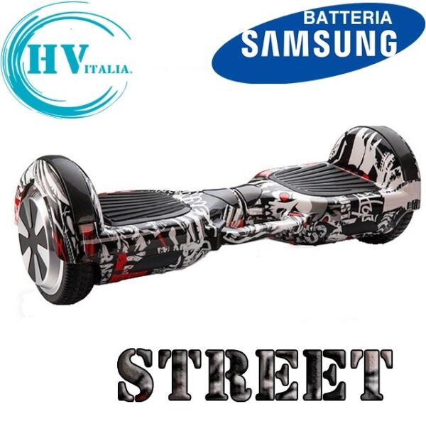 Hoverboard HV6.5 con Luci LED + BLUETOOTH (STREET)