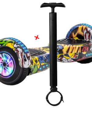 Hoverboard HV6.5 Pollici con luci led e bluetooth + Asta (FANTASIA)