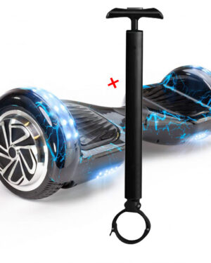 Hoverboard HV6.5 Pollici con luci led e bluetooth + Asta (LIGHTNING)