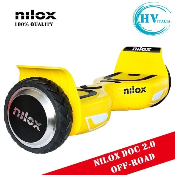 Hoverboard HV6.5 POLLICI con Luci LED (Halloween) OFF ROAD - NILOX DOC 2.0