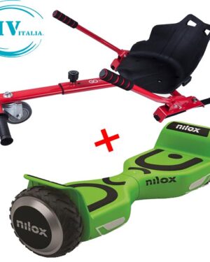 Hoverboard HV6.5 POLLICI con Luci LED + HOVERKART (NILOX DOC 2.0)