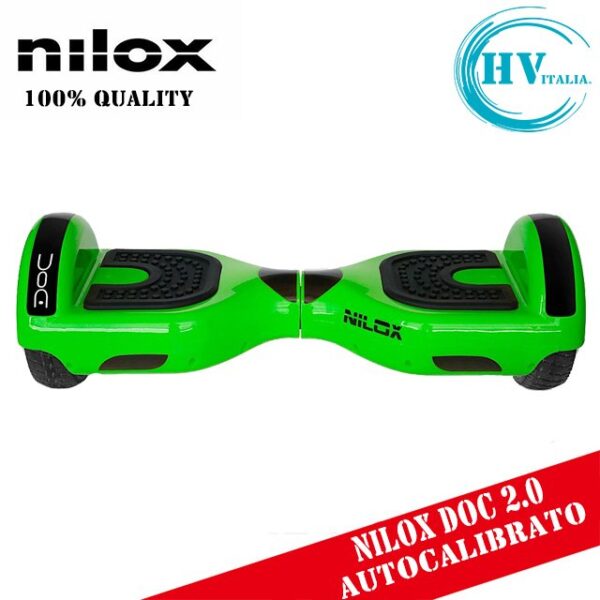 Hoverboard HV6.5 POLLICI con Luci LED (LIME) - NILOX