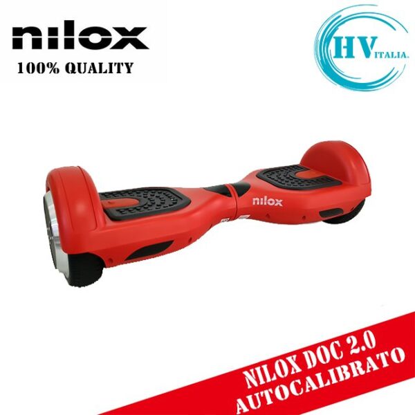 Hoverboard HV6.5 POLLICI con Luci LED (RED) - NILOX