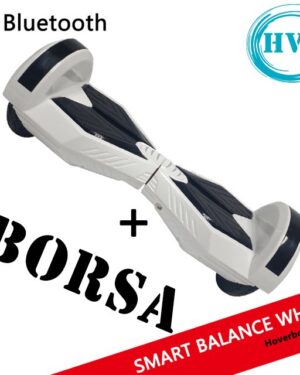 Hoverboard HV8 CON FARI LED + BLUETOOTH (BIANCO)