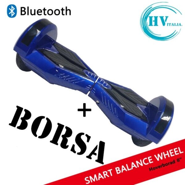 Hoverboard HV8 CON FARI LED + BLUETOOTH (BLU)