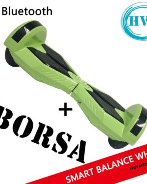 Hoverboard HV8 CON FARI LED + BLUETOOTH (VERDE)