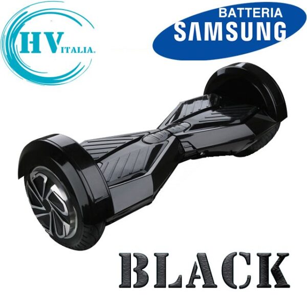 Hoverboard HV8 con Luci LED + BLUETOOTH (BLACK)