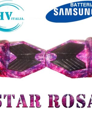 Hoverboard HV8 con Luci LED + BLUETOOTH (STAR ROSA)